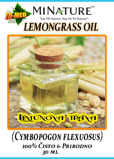 Lemongrass oil,Limunova trava 30ml -Mi Nature Organik,Indija original