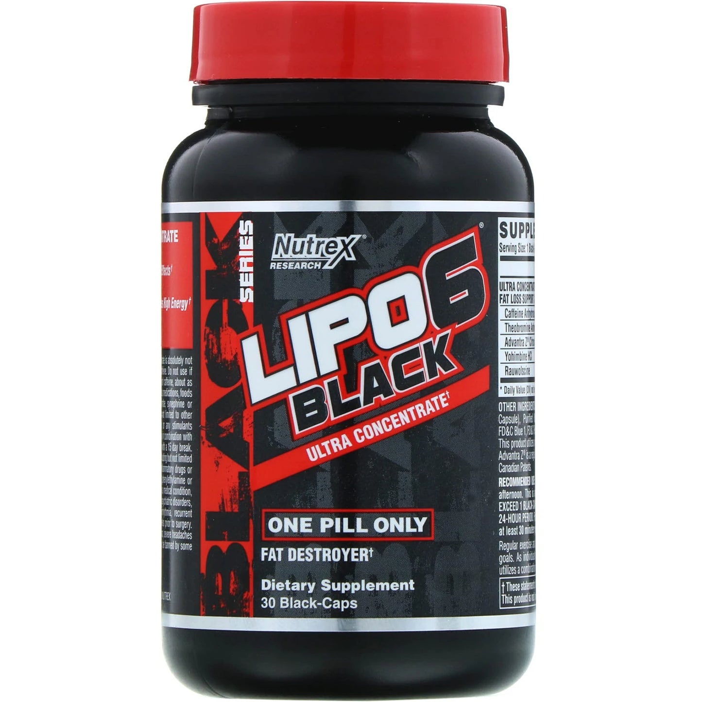 LIPO-6, BLACK ULTRA CONCENTRATE,30 crnih vodenih kapsula,USA