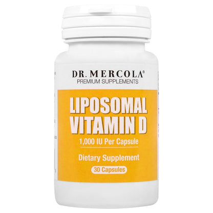 Liposomal Vitamin D3, 1,000 IU, 30 Capsules Dr. Mercola,-USA