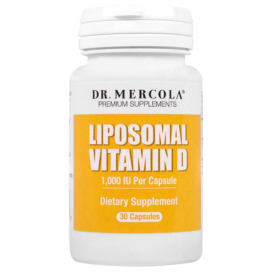 Liposomal Vitamin D3, 1,000 IU, 30 Capsules Dr. Mercola,-USA