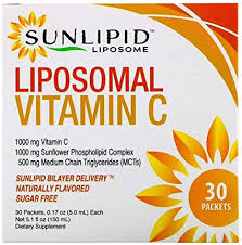 Liposomal vitamin C 30 uljanih kesica x 5ml ,Sunlipid- USA