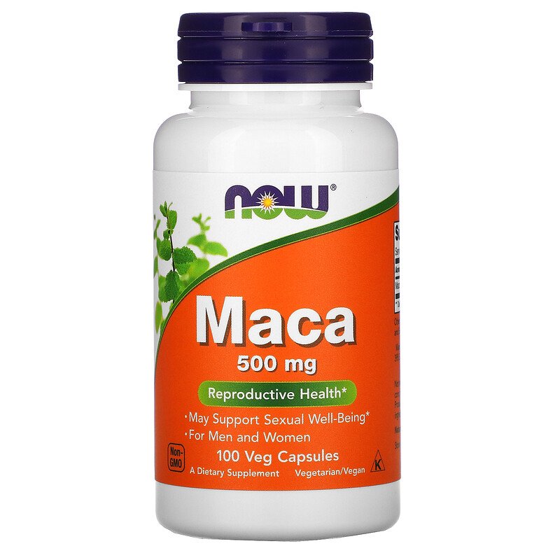 MACA Peruana 500mg,100 caps,Now Foods USA