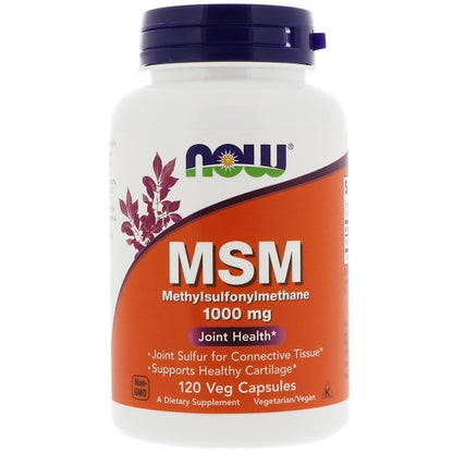 MSM,(Metilsulfonilmetan)1000 mg, 120 Capsules; Za vaše kosti,zglobove,artitis ,reumu,imunitet...(Now Foods)