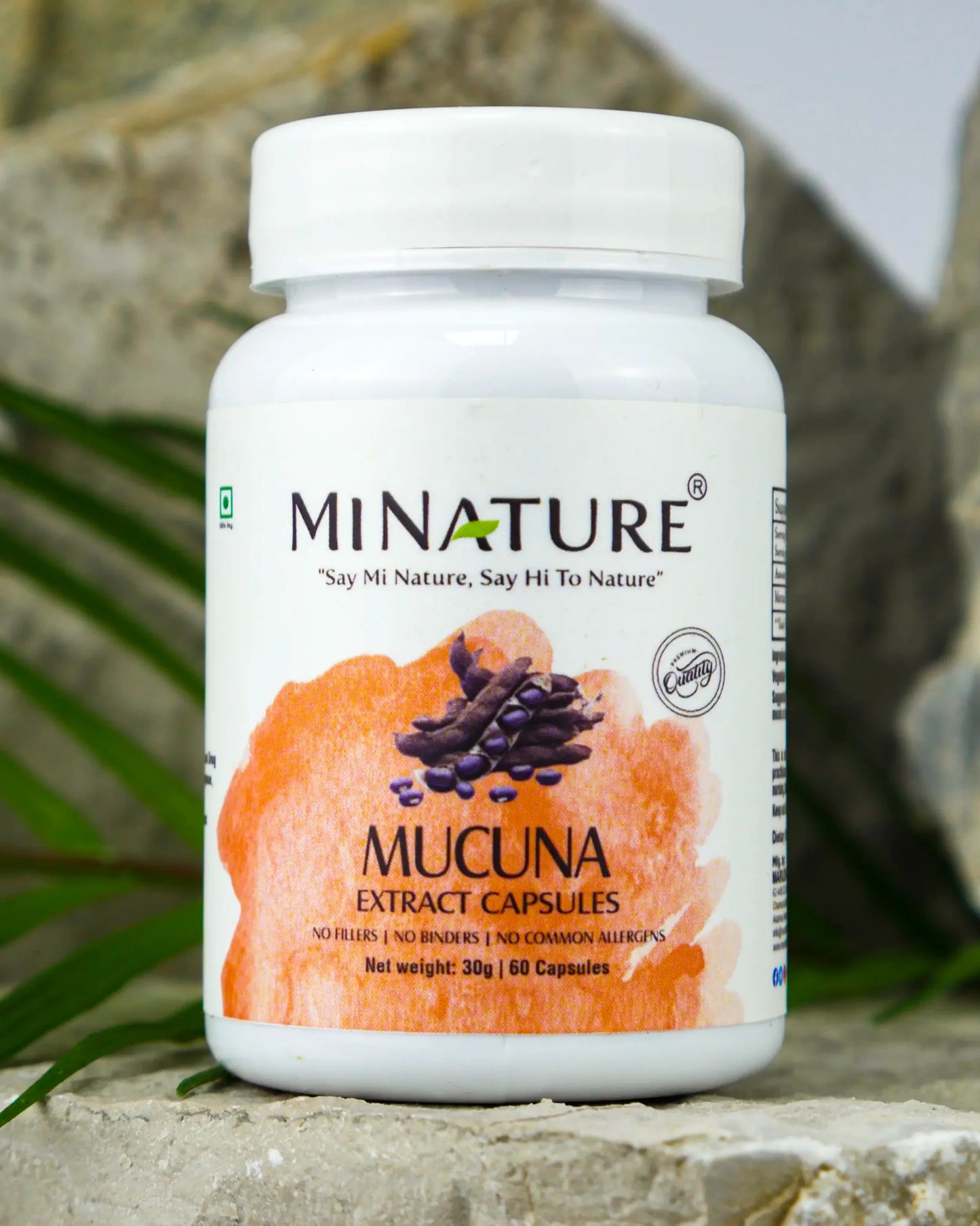 Mukuna ( Mucuna) 450mg 60 kapsula Extract-Mi Nature; Indija original