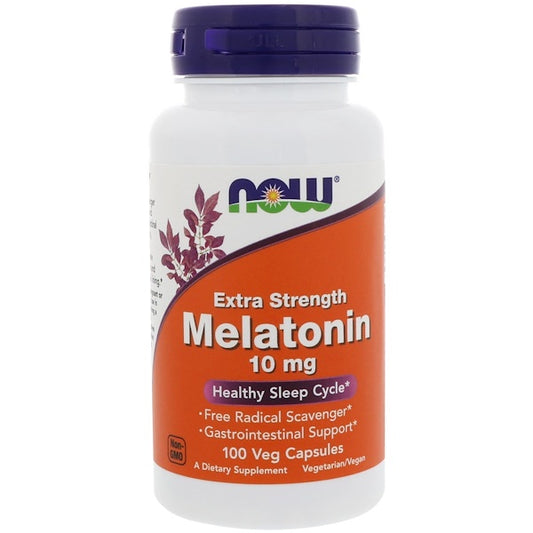 Melatonin -Extra Snage 10mg-100veg.kapsula ,Now Foods- Za spavanje najači