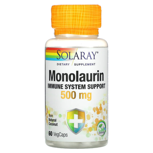 Monolaurine 500mg -60caps. Solaray USA