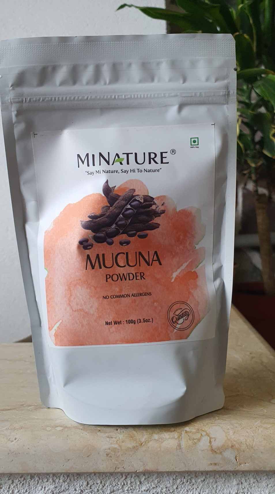 Mucuna prah 100g-Orhanic Indija Mi Nature