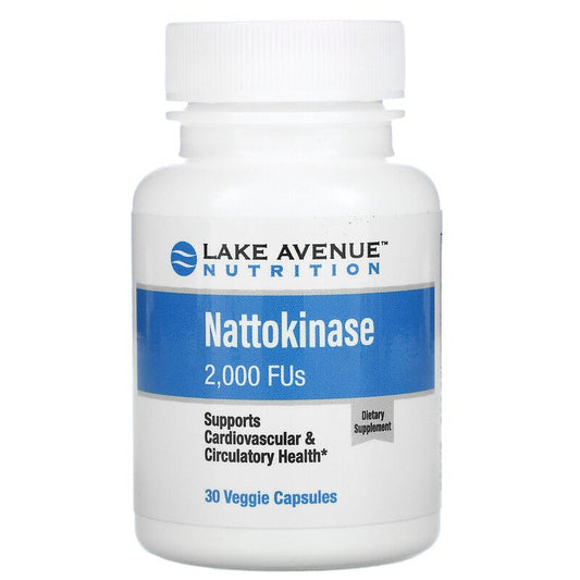 Nattokinase, proteolitički enzim,100mg- 2.000 FU, 30 veg.caps,Lake Avenue USA