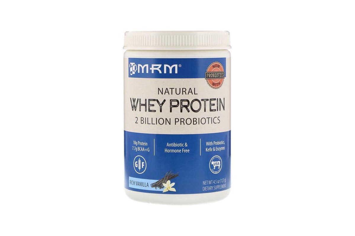 WHEY PROTEIN + Probiotik i dodaci,Natural i bez hormona i aditiva ,127grama-MRM USA