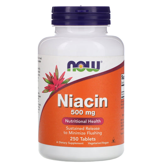 Niacin 500 mg now foods