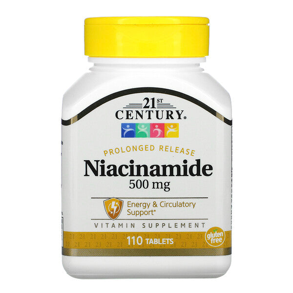 Niacinamide sa produženim djelovanjem 500 mg,110 tableta,21 Century USA