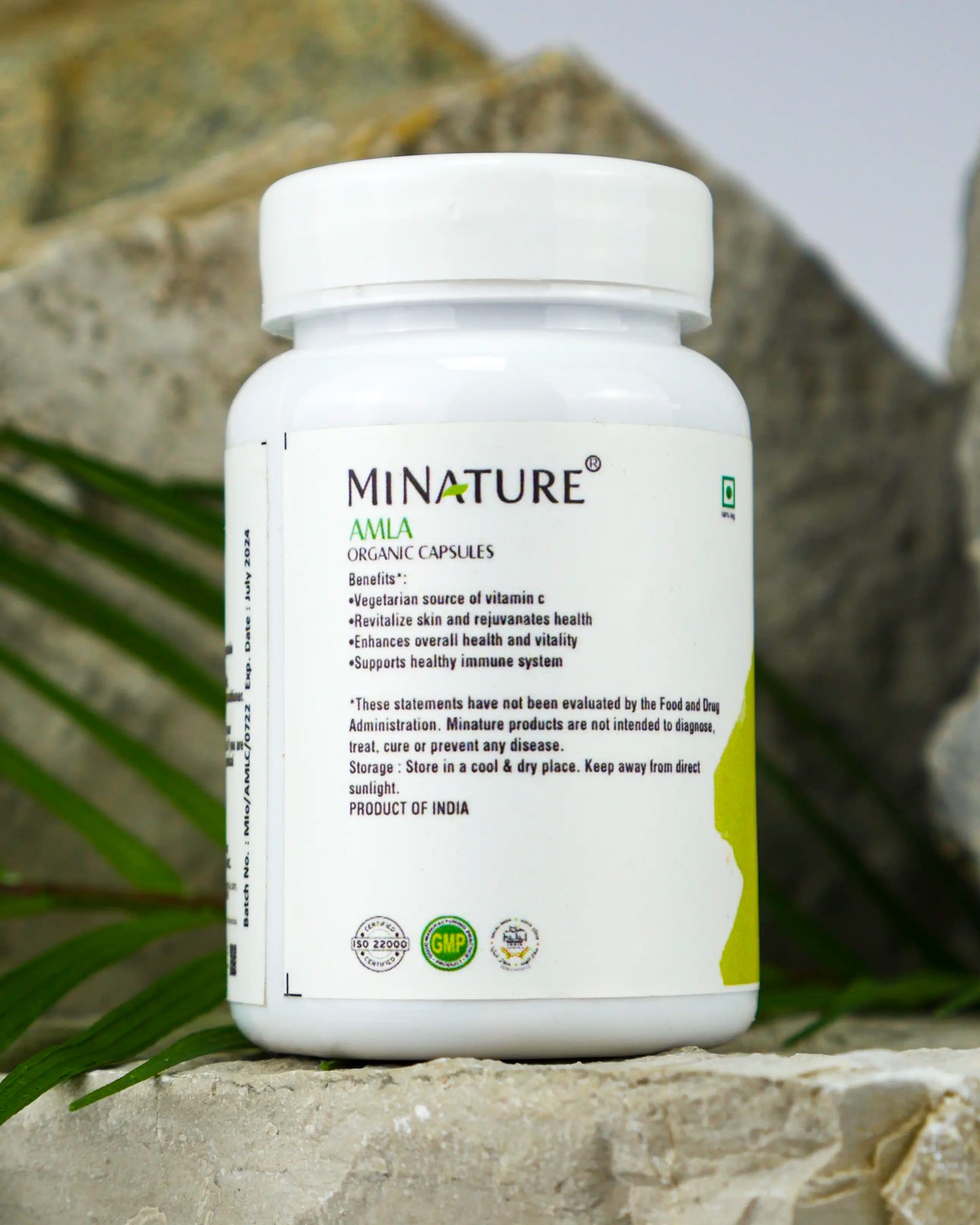 Amla 500mg Organik ,60 kapsula- Mi Nature Indija Original