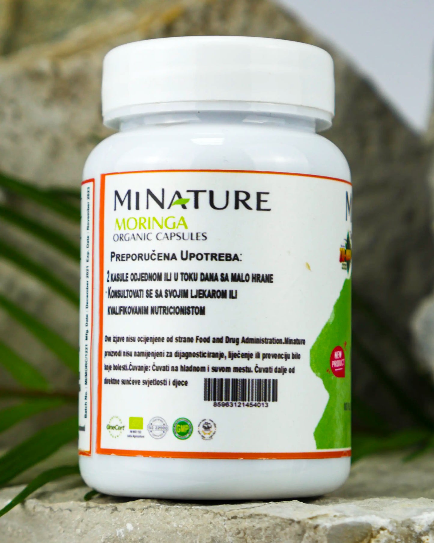 Moringa 450 mg 60 kapsula-Mi Nature Organic list