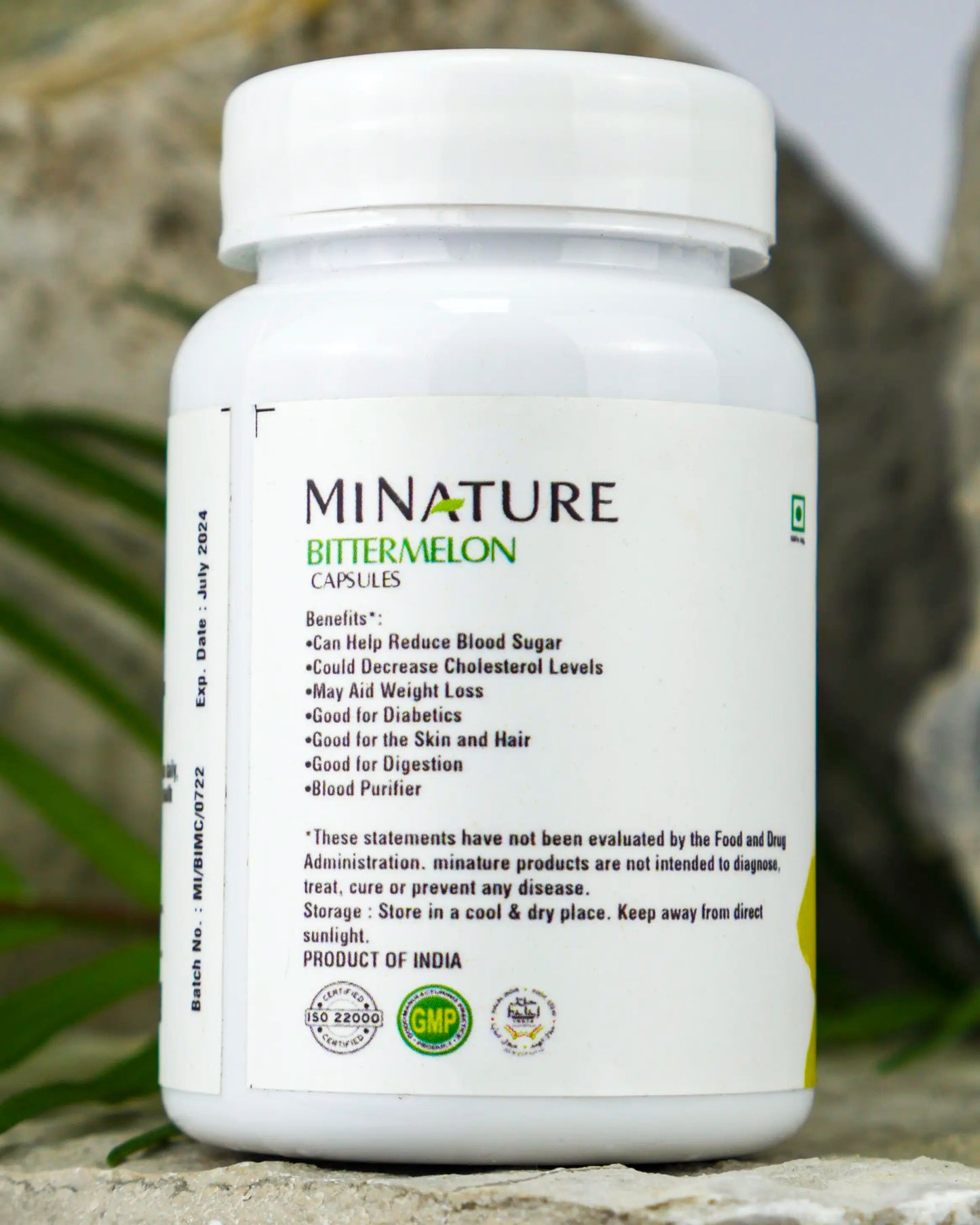 Gorka Dinja (BiterMelon) 450mg /60 caps. Organik kapsula-Mi Nature ...za metabolizam glukoze,gubitak težine,bolje varenje...