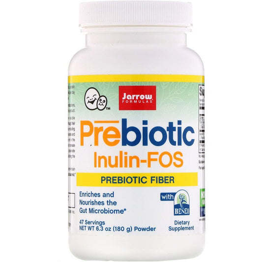 Prebiotic INULIN FOS Powder,180g ,Jerrow Formulas- USA