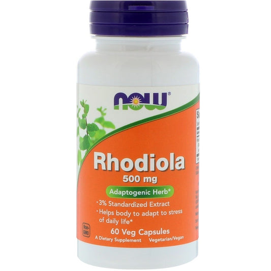 Rhodiola 500 mg, 60 caps,Now Foods USA