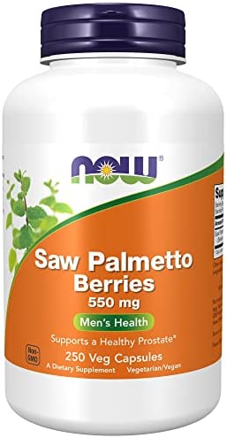 Saw palmetto bobice 550 mg,250 veg.caps. Now Foods-USA