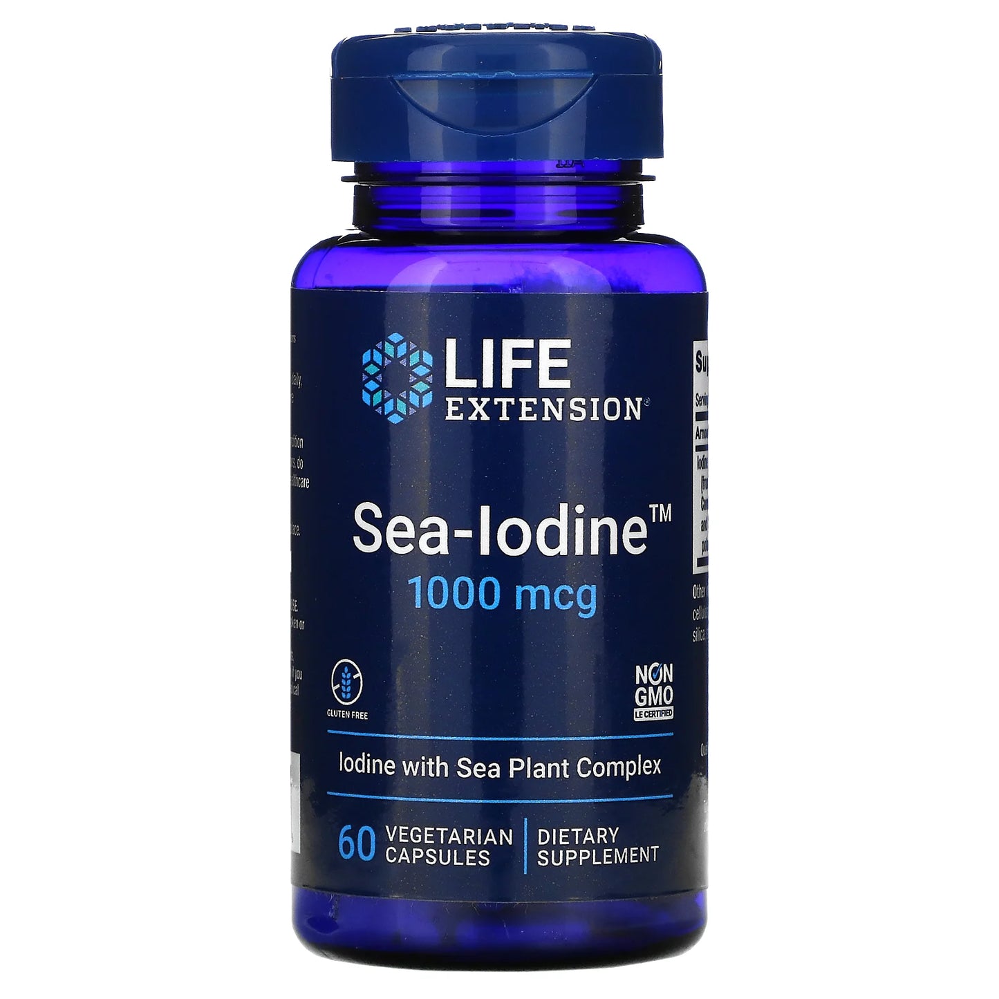 Sea Iodine,Morski jod kapsule 1000mcg,Life Extension USA