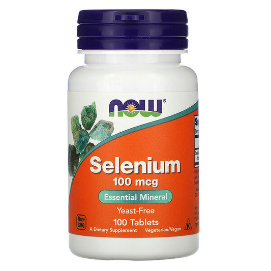 Selen - Selenium 100 mcg, 100 tableta,Now Foods USA