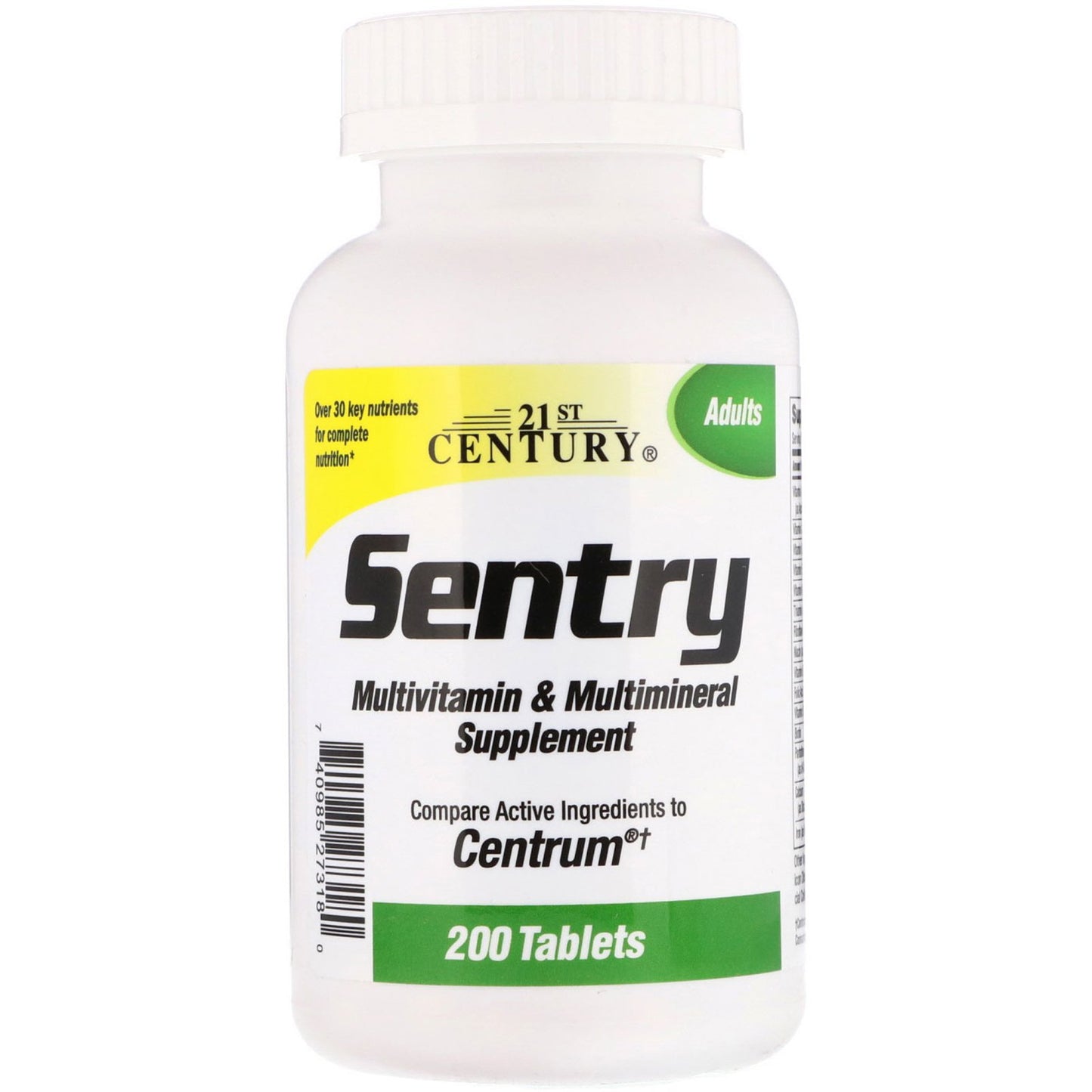 Multivitamini i multimineralni dodatak, 200 tableta,SENTRY 21 Century USA