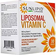 Liposomal vitamin C 30 uljanih kesica x 5ml ,Sunlipid- USA