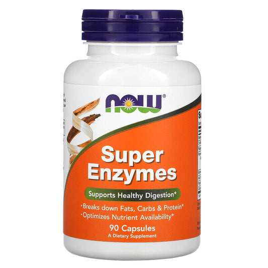 Super ENZIMI, 90 caps.,Super Enzymes - Now Foods USA