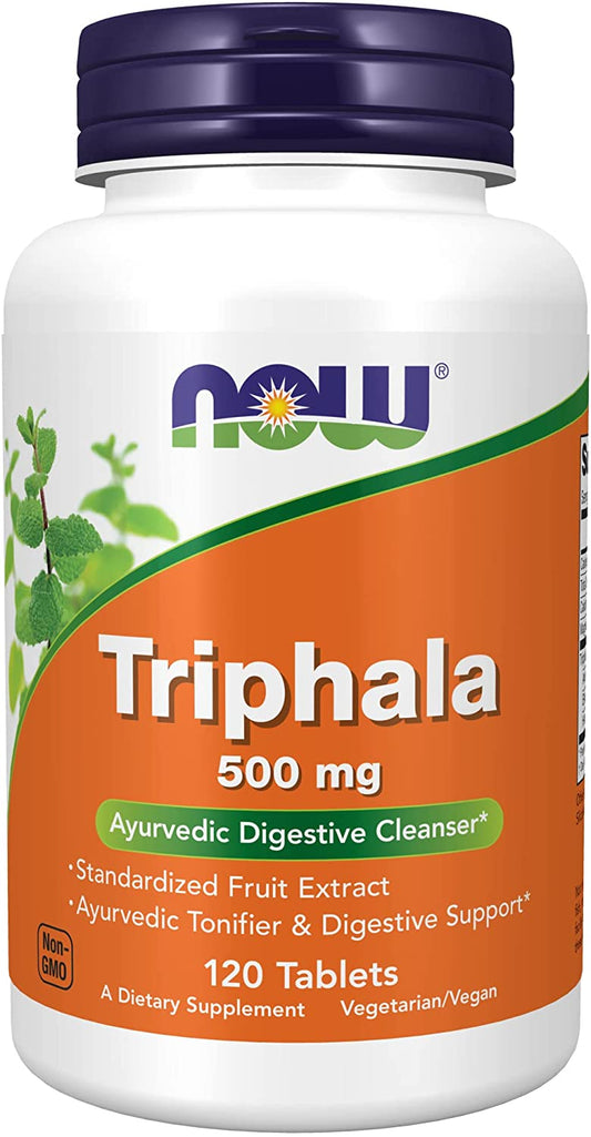 Triphala-Tripala, 500 mg, 120 tableta NOW Foods-USA