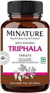 Triphala,90 tableta, Mi Nature Indija Original  - 1000 mg