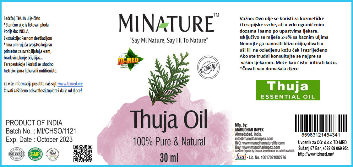 Thuja oil