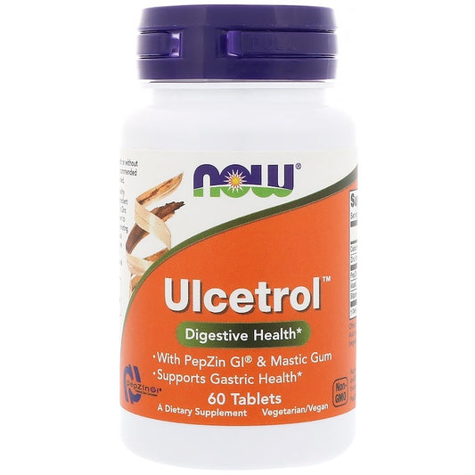 Ulcetrol, 60 tableta(Now foods)*Za zdraviji želudac,protiv gastritisa i bolova u želudcu,protiv Helico-bakterije;*sa Mastic gum