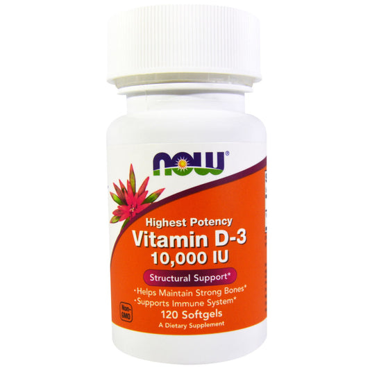 Vitamin D-3 10000 IU/120capsula,Now Foods- USA;visoke potencije