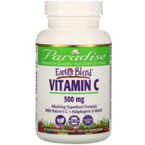 Vitamin C - Mešavina rajskog bilja 500 mg 90 kaps., Paradise USA