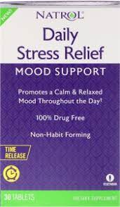 Ublažavanje stresa, oslobađanje tokom dana. 30 tableta-NATROL USA