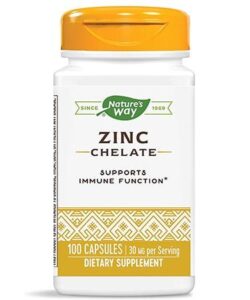Zinc Chelate - 30 mg - 100 Capsules