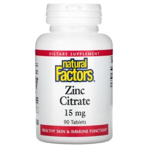 Zinc citrate 15 mg