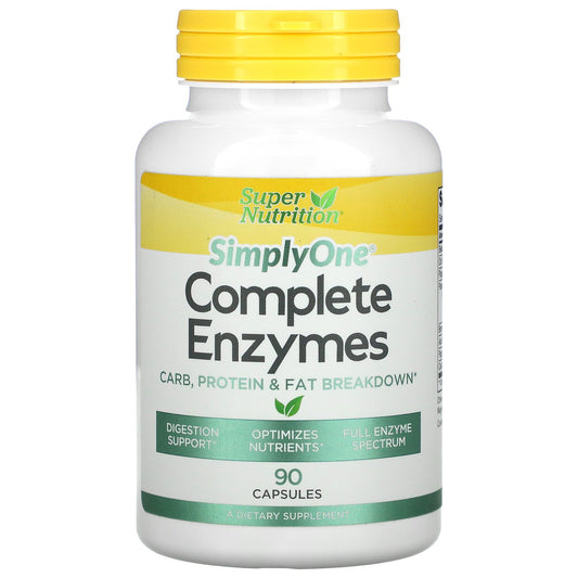 Complete Enzymes 90 caps Super Nutrition,USA