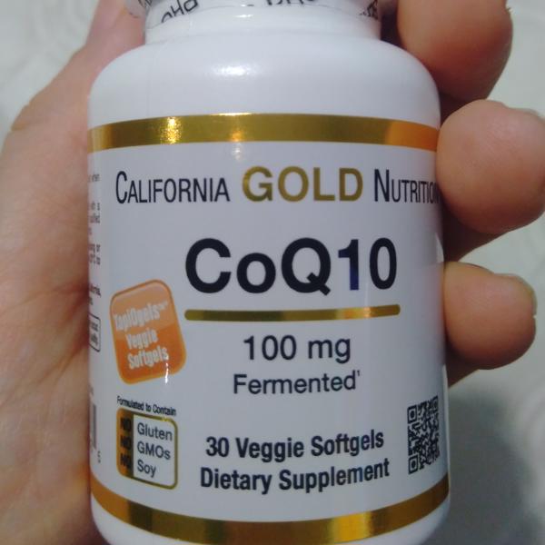 CoQ10 koenzim , 100 mg, 30 Veggie Softgels caps.;California Gold Nutrition-USA