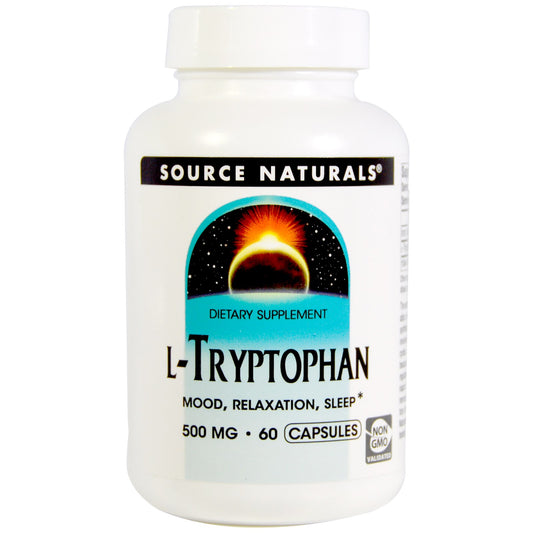 L-Tryptophan, 500 mg-90 caps