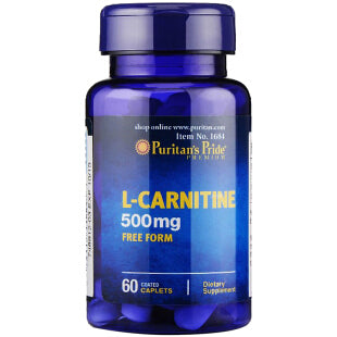 L-carnitine 500 mg-60 kapsula, Puritans Pride USA