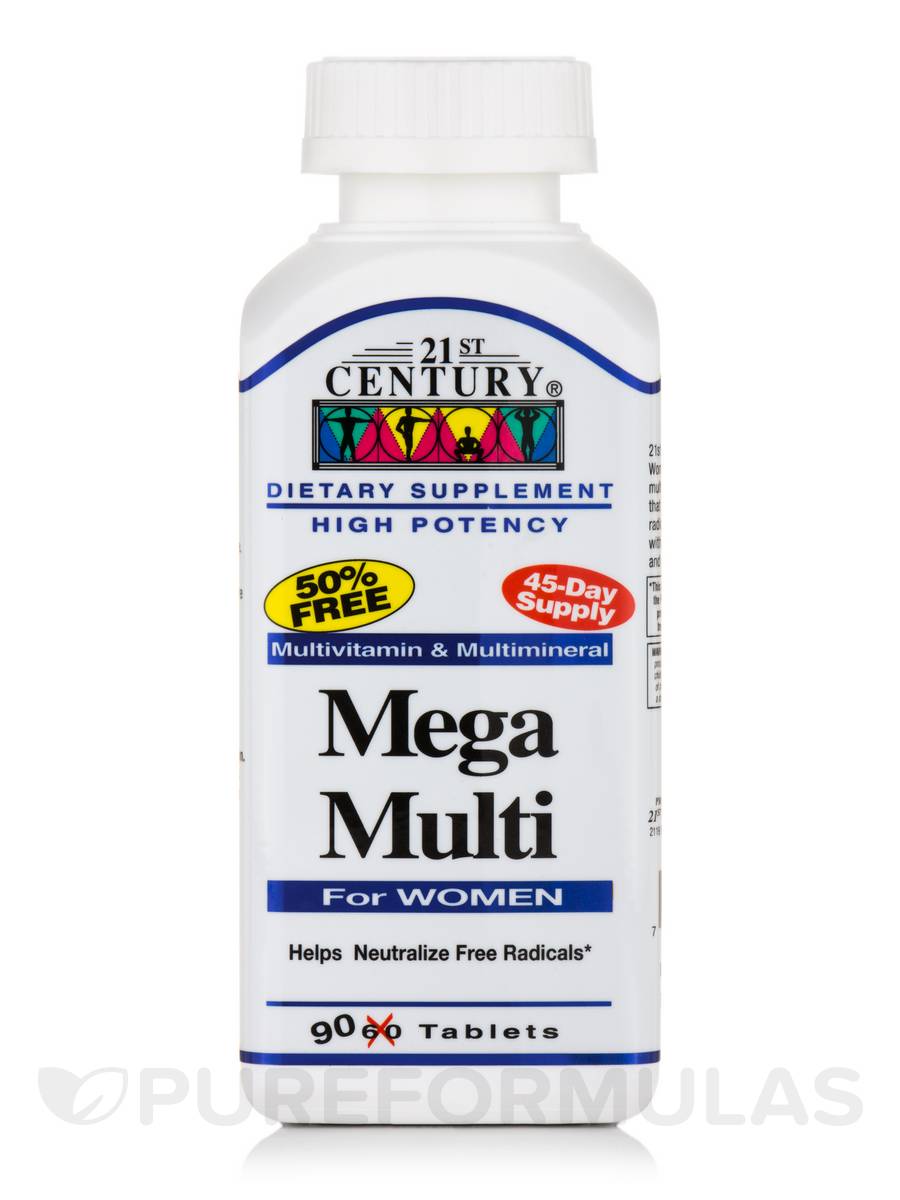 Mega Multi for Woman- 90 caps ,21 Century USA