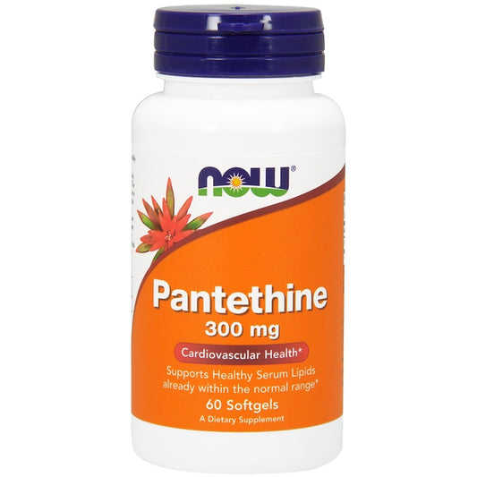Pantethine, 300 mg, aktivan oblik vitamina B5 ,60 kapsula Now Foods