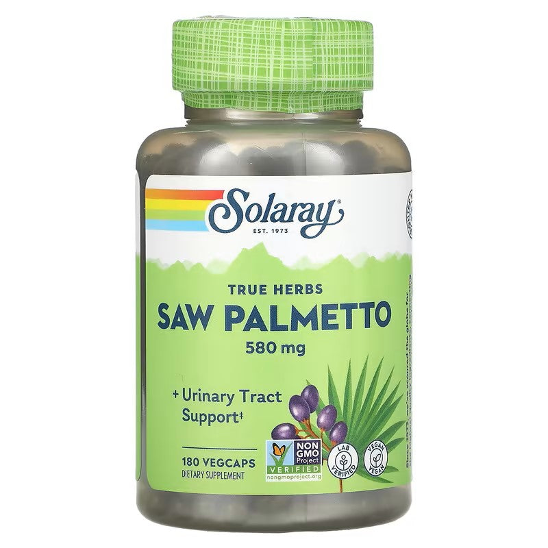 Saw Palmetto, 580 mg, 180 biljnih kaps. Solaray USA ( Podrška za prostatu i urinarni trakt)