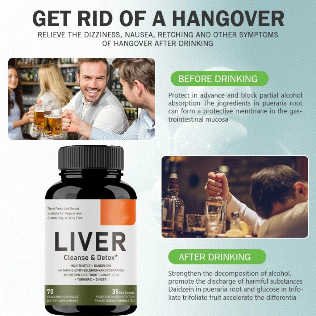 LIVER-Jetra (Čistač&Detoxifikacija i oporavak jetre )70 kapsula sa Mlečnim Čičkom(Silumarinom),Maslačkom i ostalim biljkama+ Vit.E ,Cink i Selen