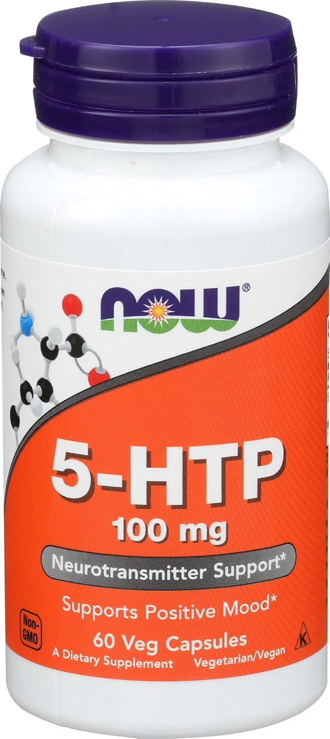 5-HTP, 100 mg, 60 veg.caps,Now Foods