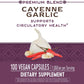 CAYANNE+GARLIC Extract 100 caps.(Papriksa+B-lik LUKOPVICA extrati); Natures Way USA