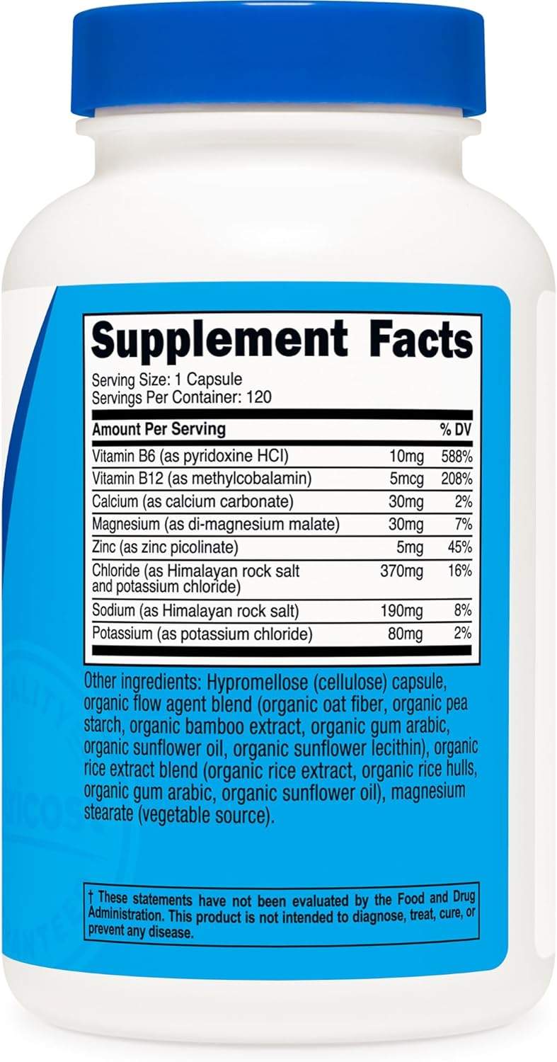 Electrolyte Complex(Elektrolitni Kompex)120 kapsula;8 hidratantnih elektrolita i vitamina za 4meseca upotrebe; Nutricost-USA