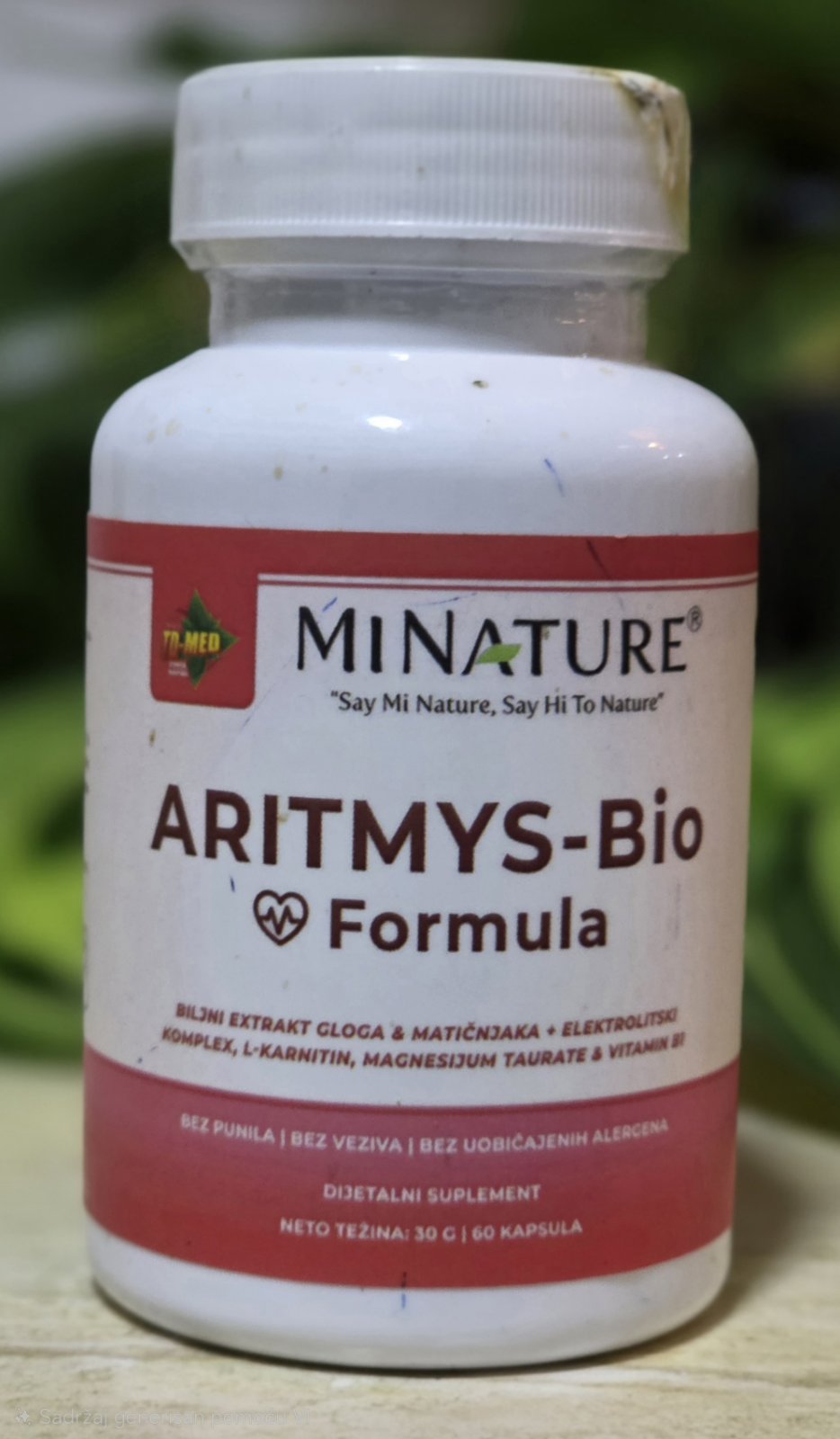 ARITMYS-Bio Formula;60 caps–. Podržava energiju, cirkulaciju i stabilan ritam srca,i kod blagih Aritmija,Tahikardija."REKLAMNA AKCIJA" u cijeni  za ovaj jedinstveni suprement!
