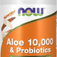 Aloe 10.000 i probiotici, 60 kaps.Now Food-USA;