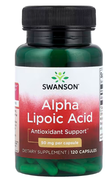 Alfa lipoinska kiselina, 50 mg, 120 kaps.(Alpha Lipoic Acid)s;Pogledajte sve benefite u opisu;Swanson-USA