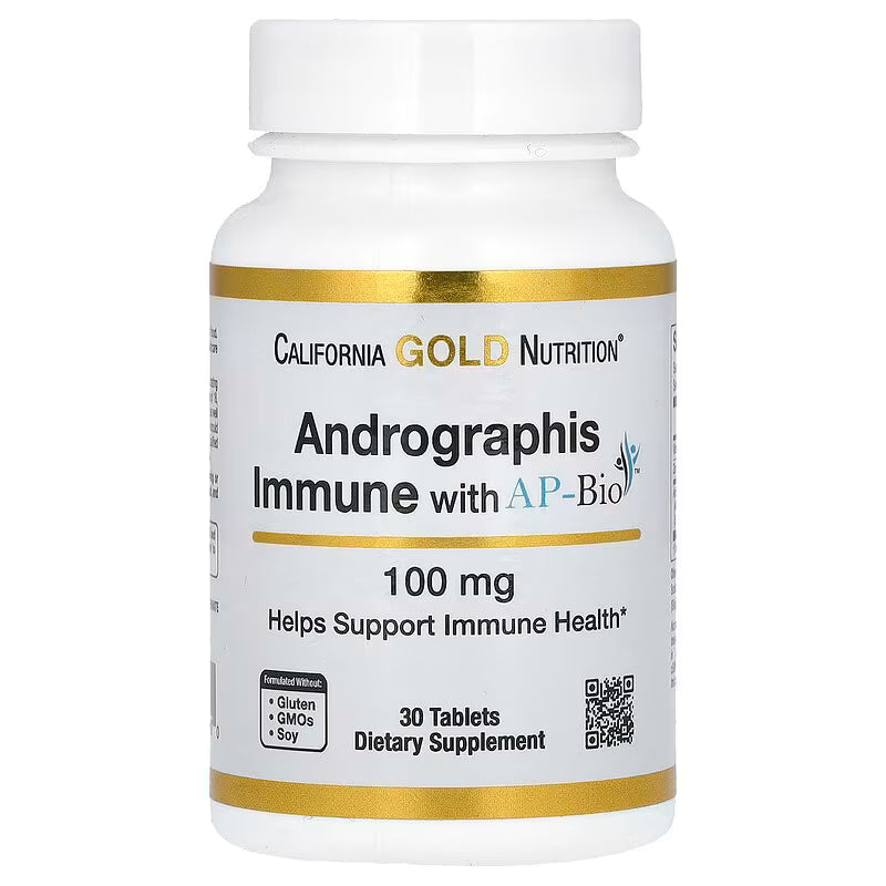 Andrografis(Andrographis Immune sa AP-Bio™)30 kaps.sa 30%andrografolida sa dodatcima Vit.C i Cinka; Za podršku vašem Imunitetu i borbi sa kancerom;California Gold Nutrition®USA